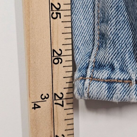Rollas Dusters High Rise Slim Jeans Old Stone Light Wash Denim Cotton Size 28 - Picture 15 of 16